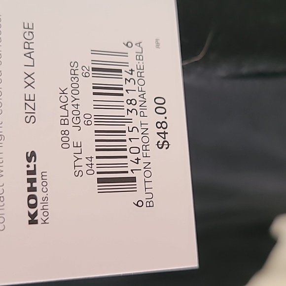 SO BRAND WOMENS JUNIOR PLUS SIZE BLACK JUMPER/PENAFORE FRONT BUTTON SIZE XXL - Picture 9 of 15